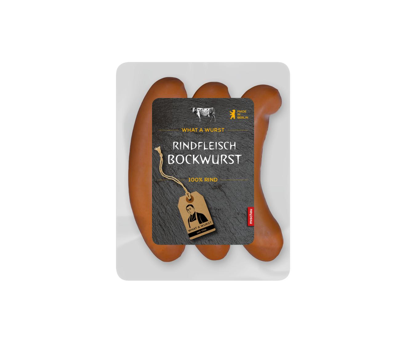 Rindfleisch Bockwurst 3 × 85 g