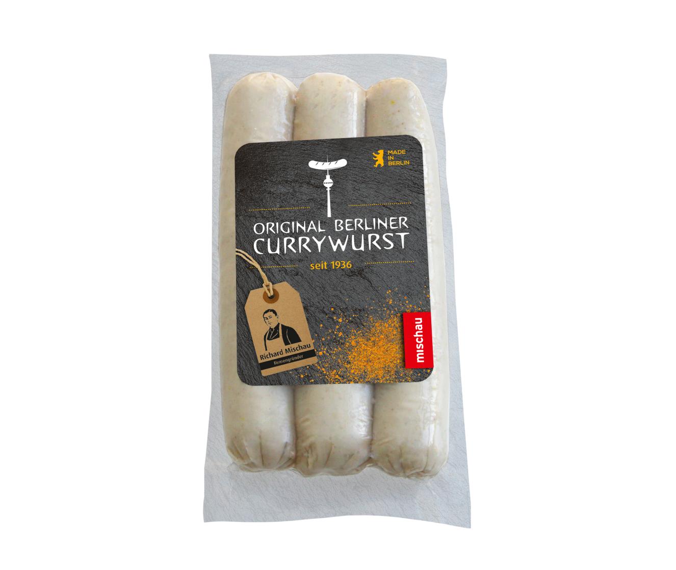 Berliner Currywurst ohne 3 × 100 g