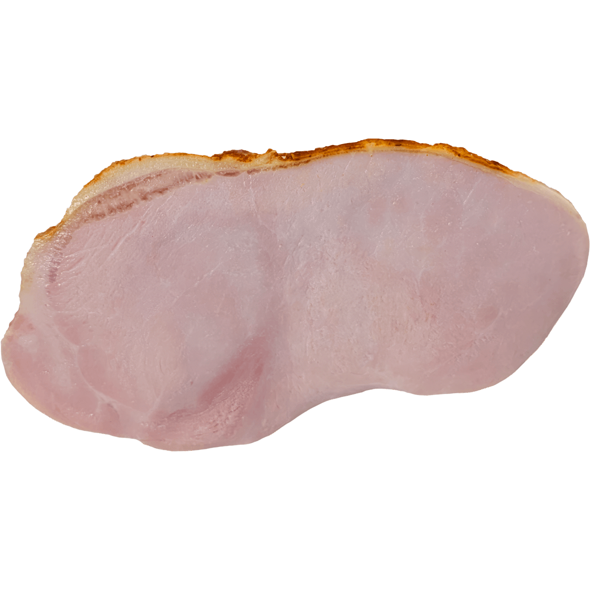 Freigestellte Scheibe Braten Venezia mit zartem Bratenfleisch und fein gebräuntem Rand